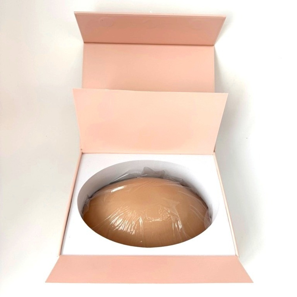 BOOMBA Subtle Lift Inserts Beige Large Double Sided Adhesive Bra Pads Open Box